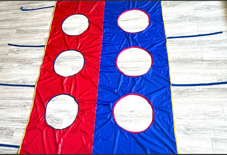 بازیی تونل چابکی یک نردبان چابکی گروهی