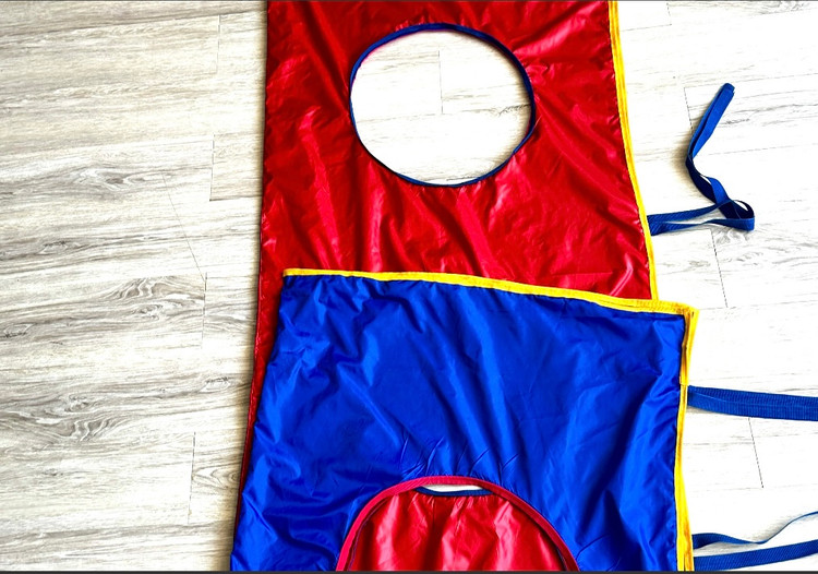 بازی تونل چابکی دو رو با دو رنگ مختلف